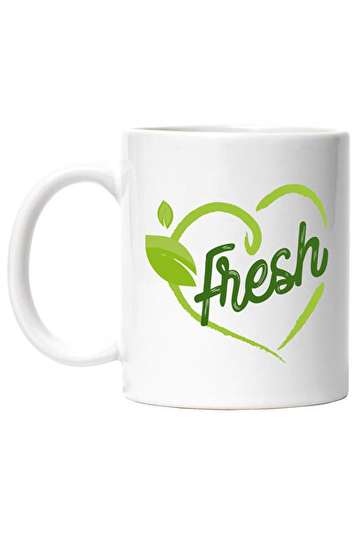 StoryGift Romania Cana Cu Mesaj Fresh, Inima, Frunze, Natural, Proapat, Multi...