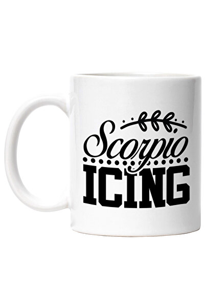 StoryGift Romania Cana cu zodia Scorpion, ilustratie, zodie, astrologie, simb...