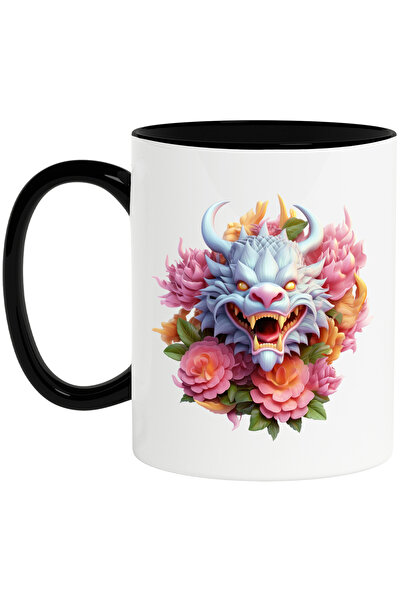 StoryGift Romania Cana cu un dragon chinezesc, ilustratie, anul dragonului, n...