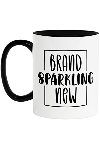 StoryGift Romania Cana cu mesaj in limba engleza "Brand sparkling new" - nou-...