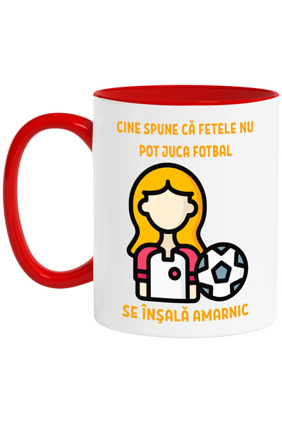 StoryGift Romania Cana Fata si minge fotbal text cine spune ca fetele nu pot ...