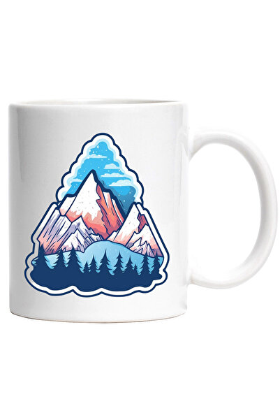 StoryGift Romania Cana Cu Peisaj Montan, Ninsoare, Munti, Padure, Alpinism,Ce...