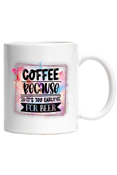 StoryGift Romania Cana cu mesajul "Coffee , because it's too early for beer",...