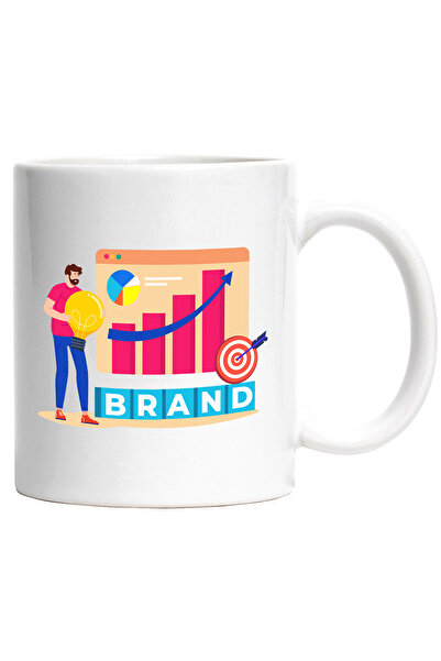 StoryGift Romania Cana Cu Brand, Cuburi, Tinta, Idee, Bec, Grafice, Business,...