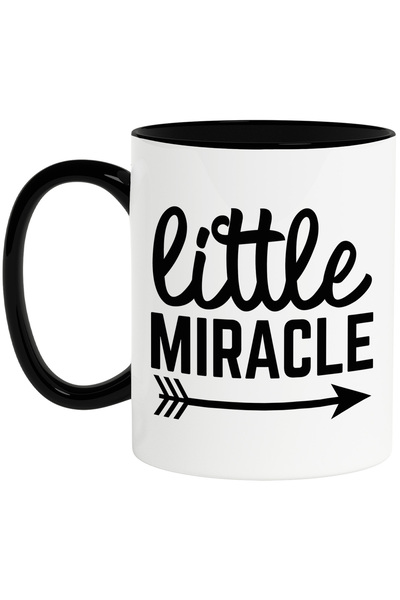 StoryGift Romania Cana cu o sageata si textul "Little miracle" - miracol micu...