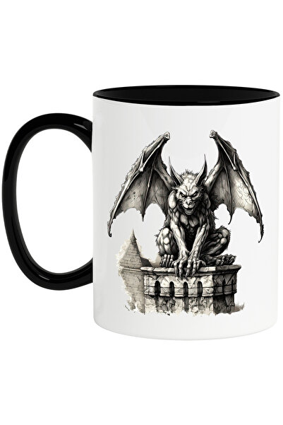 StoryGift Romania Cana cu o statuie reprezentand o creatura inspaimantatoare ...