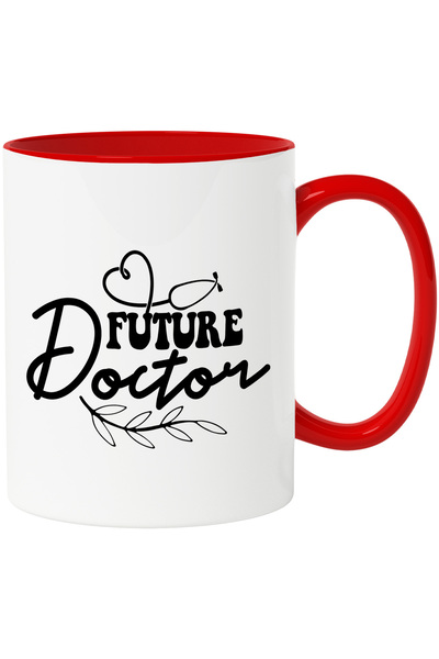 StoryGift Romania Cana cu textul in engleza "Future doctor" - viitor doctor m...