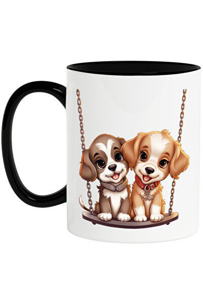 StoryGift Romania Cana cu 2 catei care se dau in leagan | ilustratie | amici ...