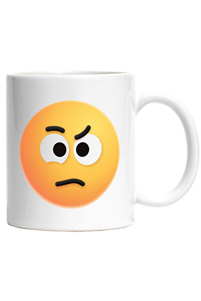 StoryGift Romania Cana Cu Emoji, Emoticon, Confuz, Suparat, Multicolor 330 ml...