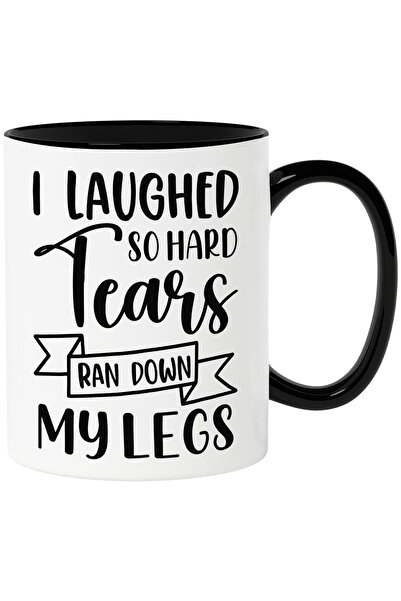 StoryGift Romania Cana cu mesaj comic "I laughed so hard, tears ran down mu l...
