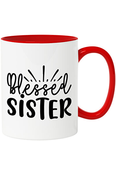 StoryGift Romania Cana cu textul in limba engleza "Blessed sister" - sora bin...