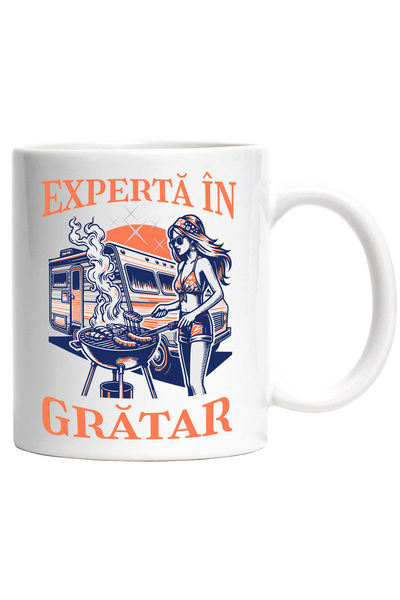 StoryGift Romania Cana experta în gratar femeie camping rulota aventura, 330m...