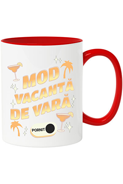StoryGift Romania Cana Mod vacanta de vara_ pornit cocktail, 330ml, Ceramic c...