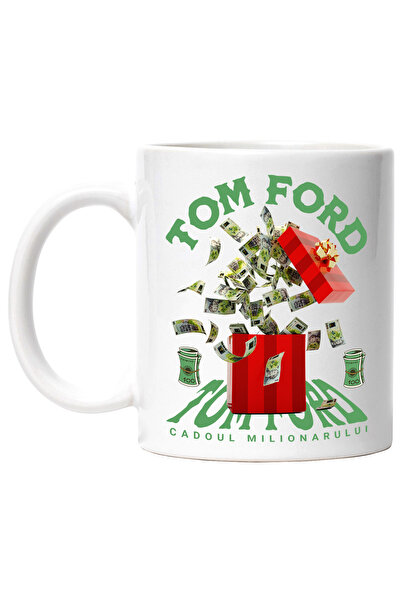 StoryGift Romania Mug _Tom Ford_ - Millionaire's Gift, 330ml, Ceramic with Wh...