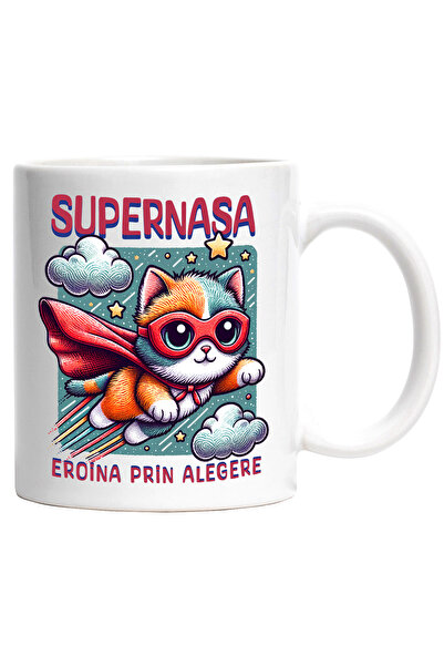 StoryGift Romania Cana Super Nasa, SuperErou, Eroina Prin Alegere, 330ml, Cer...