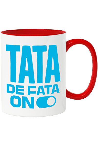 StoryGift Romania Cana cu Buton OF ON Iubire Text tataDe Fata Familie Dragost...