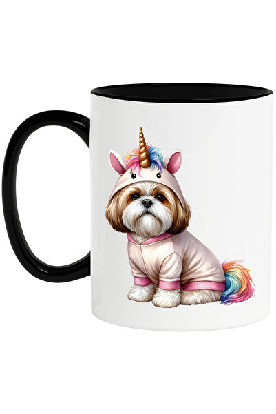 StoryGift Romania Cana cu un catel blanos in costum de unicorn | ilustratie |...