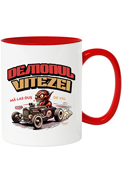 StoryGift Romania Cana demonul vitezei monstru in masina adrenalina, 330ml, C...