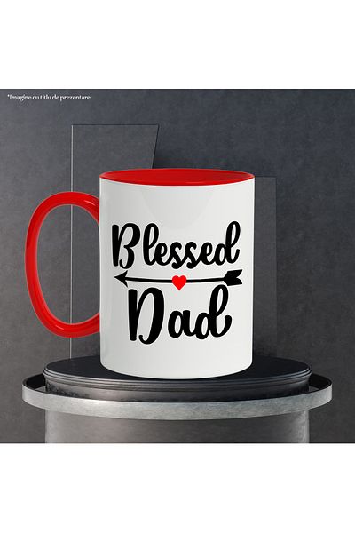StoryGift Romania Mug for a blessed father with a very good family - respect with Maner Ros, With,STG.