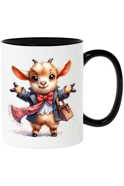 StoryGift Romania Cana cu o caprita cuminte care intinde mainile pentru a fi ...