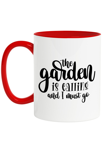 StoryGift Romania Cana cu textul in engleza "The garden is calling and I must...