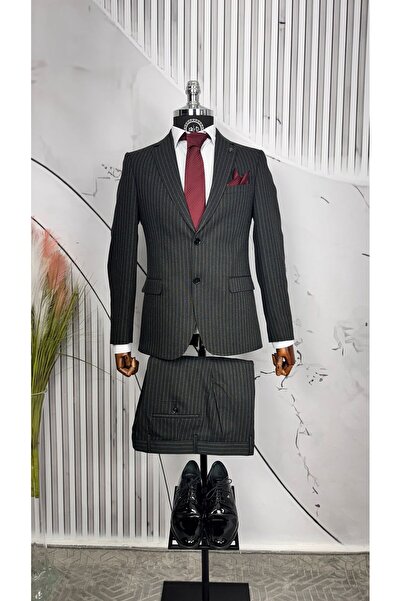 Dupont Slim Fit Mono Yaka Takım Elbise