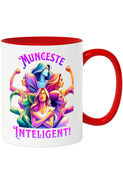 StoryGift Romania Cana Femeie Sportiva Zen Text Motivational Munceste Intelig...