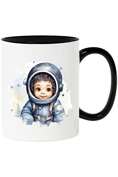 StoryGift Romania Cana cu o fetita in costum de astronaut | ilustratie | curi...