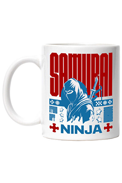 StoryGift Romania Cana cu Ninja Cu Cagula Text Samurai Sabie Filme Cu Spioni,...