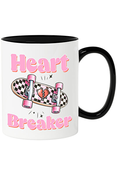 StoryGift Romania Cana cu un skateboard cu o inima zdrobita cu mesajul "Heart...