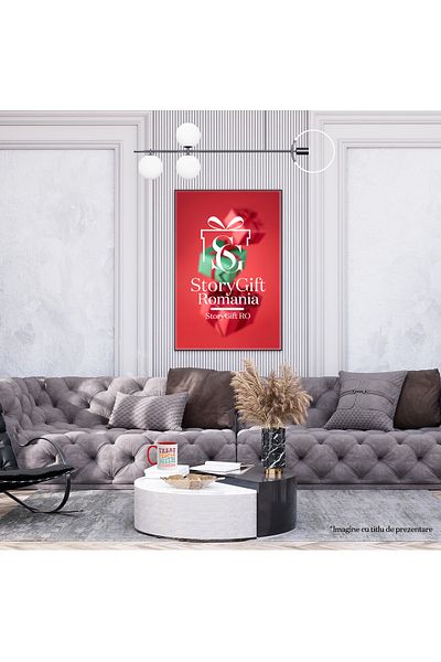 StoryGift Romania Mug with motivational text that urges you to treat the people around you with b, Cu,STG.