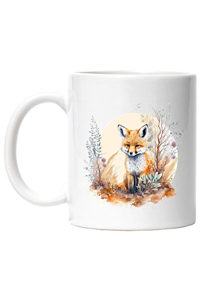 StoryGift Romania Cana cu un pui de vulpe cam nedumerit | ilustratie | cerc |...