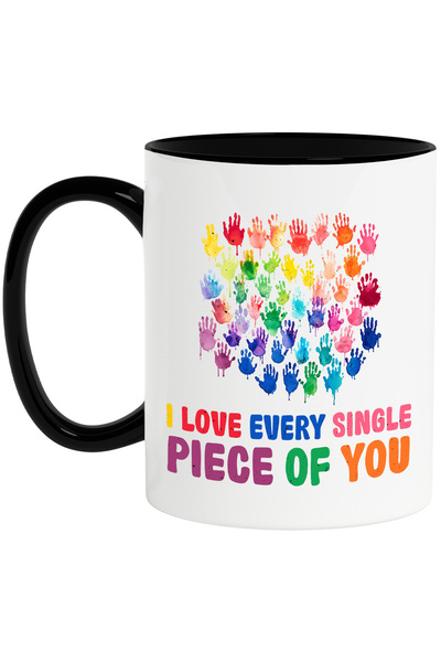 StoryGift Romania Cana cu mesajul "I love every single piece of you" iubire d...