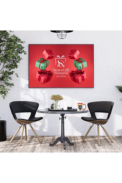 StoryGift Romania Cana Lup furios salbatic Text Instinct Primar, 330ml, Ceramic cu Maner Rosu, Cu Maner Rosu
