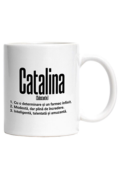 StoryGift Romania Cana Cu Numele Catalina, si Mesaj Motivational, Determinare...
