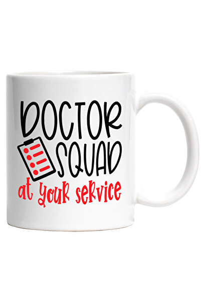 StoryGift Romania Cana cu textul "Doctor squad at your service" - echipa de m...