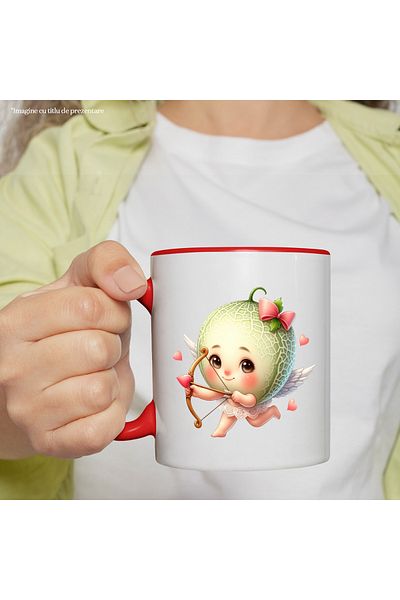 StoryGift Romania Mug with a baby Cupid shooting a bow | love | Valentine's Day , With ,STG