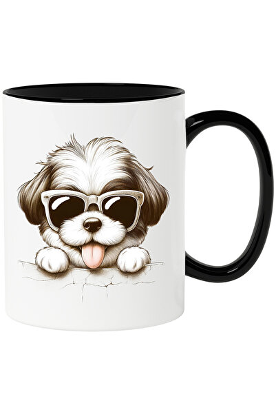 StoryGift Romania Cana cu un catel blanos care se uita peste gard | ilustrati...