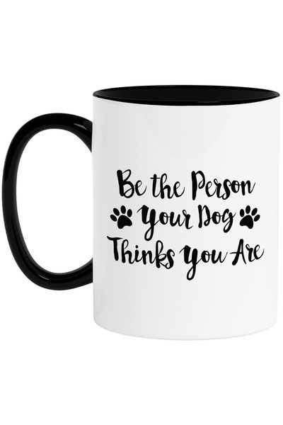 StoryGift Romania Cana pentru iubitorii de caini cu mesajul "Be the Person yo...