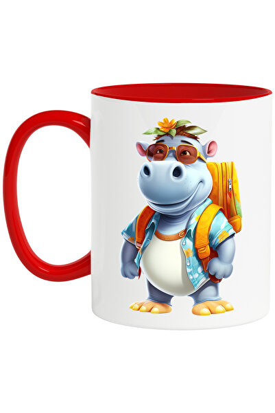 StoryGift Romania Cana cu un hipopotam care pleaca in vacanta | ilustratie | ...