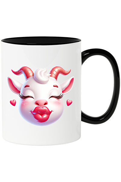 StoryGift Romania Cana cu o capra care da un pupic | ilustratie | inimioare |...