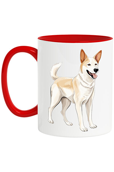 StoryGift Romania Cana cu un caine alb jucaus | limba scoasa | cuminte | recu...