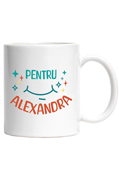 StoryGift Romania Cana cu Zambet Larg Stele Text Pentru Alexandra, Iubire dra...