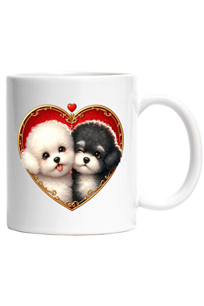 StoryGift Romania Cana cu o catelusa si un catel | ilustratie | cadru in form...