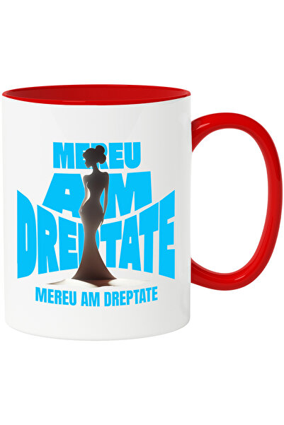 StoryGift Romania Cana cu Citate Silueta Umana Feminina Text Mereu Am dreptat...