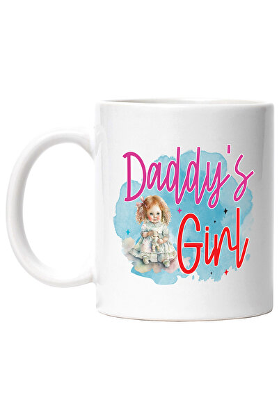 StoryGift Romania Cana cu mesajul "Daddy's girl", ilustratie, pentru copii, f...