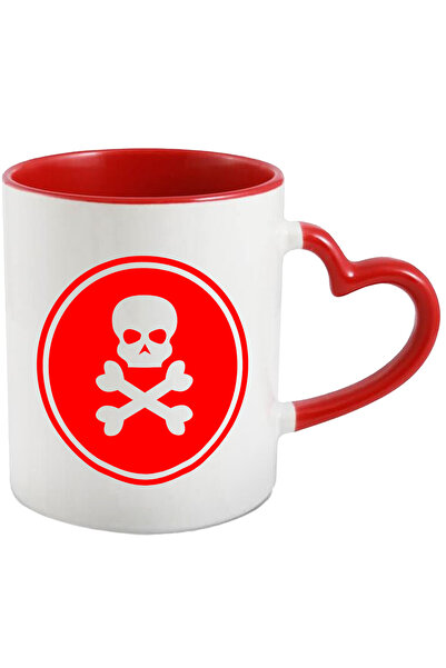 StoryGift Romania Cana Cu Semn, Cranii, Cerc, Multicolor 330 ml, Ceramica cu ...