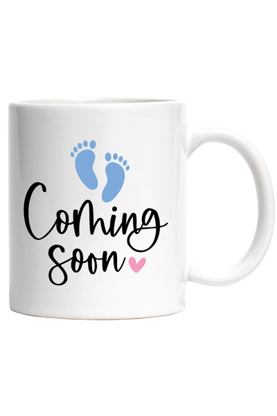 StoryGift Romania Cana Cu Textul in Engleza Coming Soon, Nou-Nascut, Copii, F...