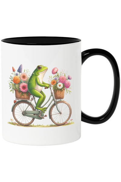 StoryGift Romania Cana cu o broasca | ilustratie | merge cu bicicleta | plimb...
