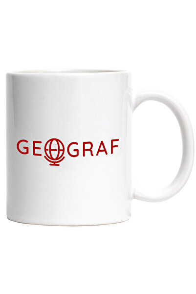 StoryGift Romania Cana Text GEOGRAF, globul pamantesc, 330ml, Ceramic cu Mane...